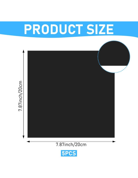 Kit de Parche de Reparación de Liner de Estanque EPDM 5 Pcs 20x20 cm Kit de Parche de Reparación de Liner de Estanque EPDM 5 Pcs 20x20 cm