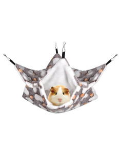 Cama Colgante de Felpa Petmolico 34x34cm para Mascotas