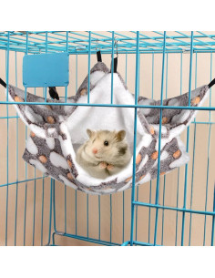 Cama Colgante de Felpa Petmolico 34x34cm para Mascotas 2