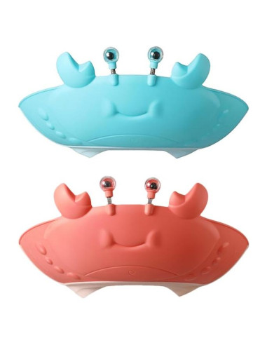 Gorro de Ducha para Bebés de Silicona Cangrejo 26x11cm 2pcs