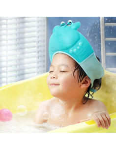 Gorro de Ducha para Bebés de Silicona Cangrejo 26x11cm 2pcs 2