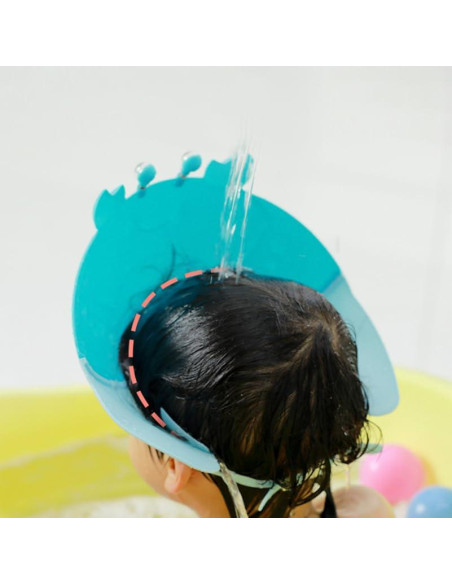 Gorro de Ducha para Bebés de Silicona Cangrejo 26x11cm 2pcs