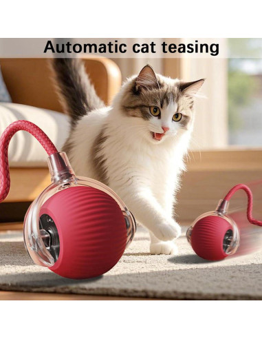 Juguete Interactivo para Gatos Genérico F2501 Bola Automático 5.49 cm