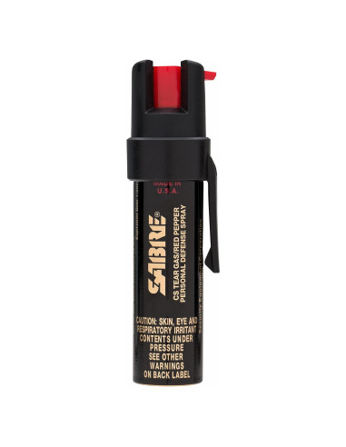 Spray de Defensa SABRE 3-en-1 con Clip - 23 ml, Máxima Fuerza