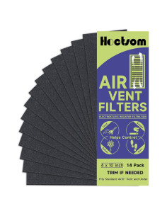 Filtro de Ventilación de Aire 4x10 cm Carbón Activado Hoctsom