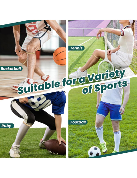 Banda de Rodilla Aolabela 2PCS para Tendón Patelar Alivio Dolor