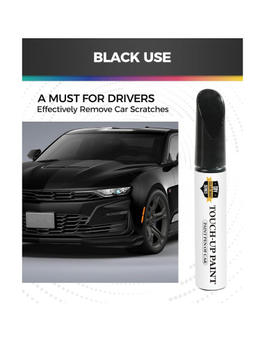 Bolígrafo de Pintura de Retocado UBOG para Rayones de Coche Negro