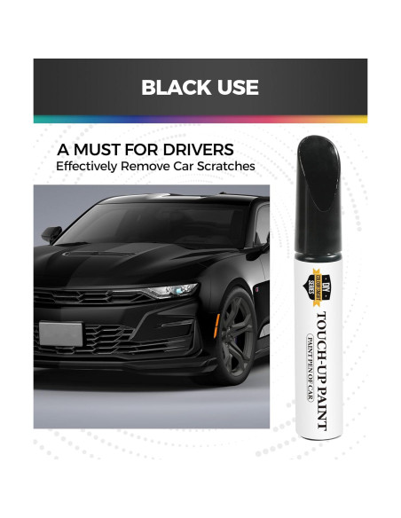 Bolígrafo de Pintura de Retocado UBOG para Rayones de Coche Negro