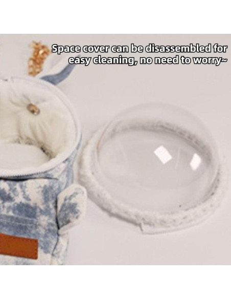 Bolsa de transporte para hámster y pequeños animales Gris