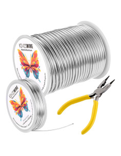 Alambre de Aluminio 12 Gauge 2.0mm 25M KSVZS + Alicate