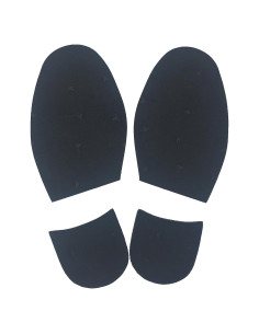 Reemplazo Tacones de Goma y Media Suela Negro 2mm/3.5mm
