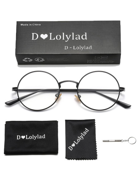 Gafas Redondas Anti Luz Azul D Lolylad - Sin Prescripción
