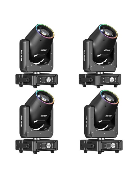 Luz de Cabeza Móvil Beam 350W GdjRttk con LED RGB 4Pack