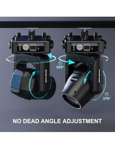 Luz de Cabeza Móvil Beam 350W GdjRttk con LED RGB 4Pack