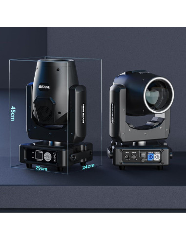 Luz de Cabeza Móvil Beam 350W GdjRttk con LED RGB 4Pack