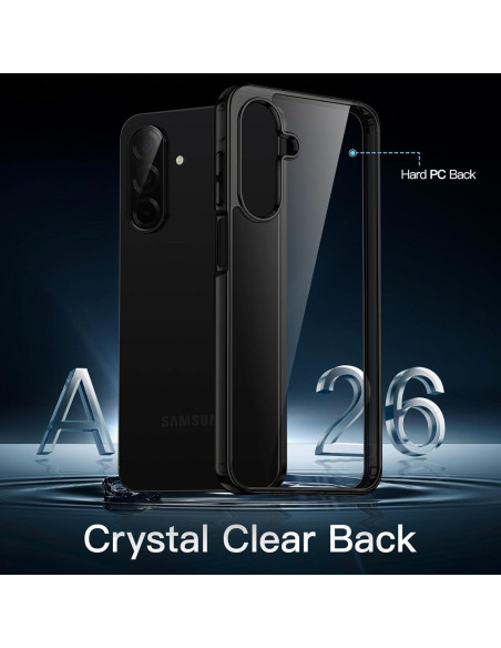 Funda JETech para Samsung Galaxy A26 5G Antigolpes Negra