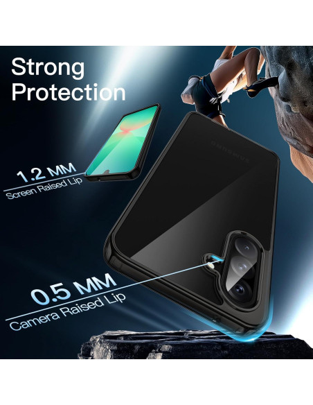 Funda JETech para Samsung Galaxy A26 5G Antigolpes Negra
