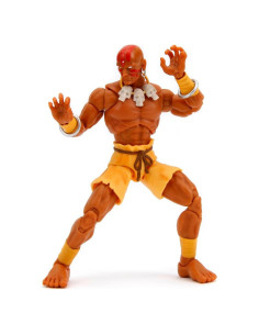 Figura Articulada Dhalsim Jada 15 cm con Accesorios Intercambiables