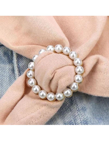 4 Clips de Bufanda de Metal Oro para Mujeres - Accesorios Moda