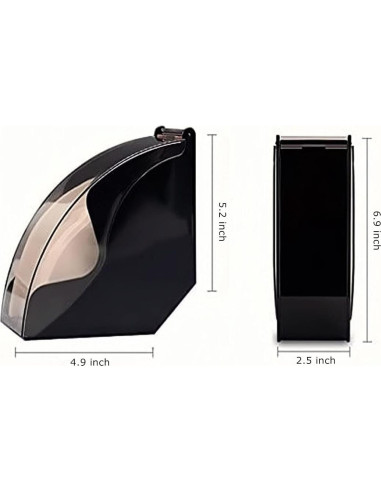Soporte para Filtros de Café HOMEE, Capacidad 100 Pcs, Negro