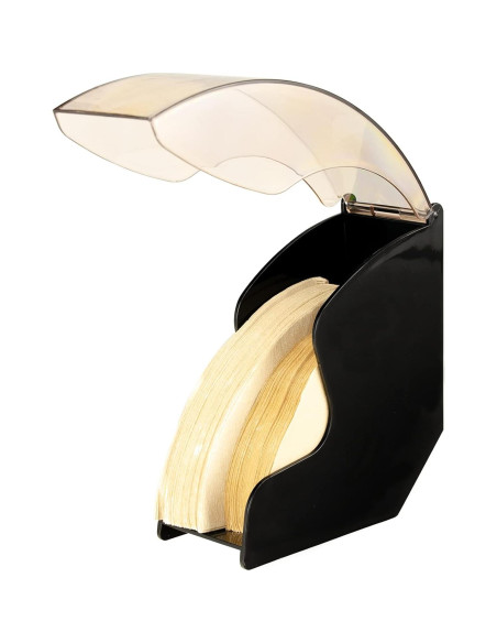 Soporte para Filtros de Café HOMEE, Capacidad 100 Pcs, Negro