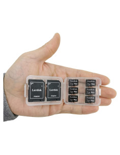Tarjeta Micro SD 1GB Lerdisk - Paquete de 6 con Adaptador