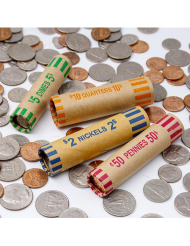 Contador de Monedas 5-en-1 QWLWBU Tubo Clasificador Negro