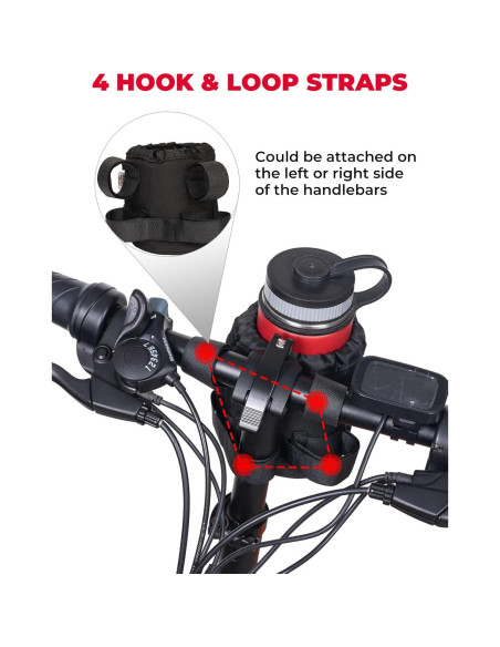 Soporte para Botella de Agua KEMIMOTO para Bicicleta 0.47-0.95L