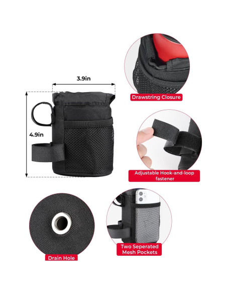 Soporte para Botella de Agua KEMIMOTO para Bicicleta 0.47-0.95L