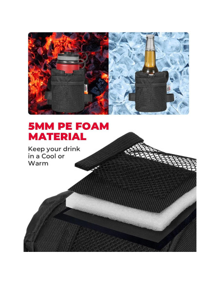 Soporte para Botella de Agua KEMIMOTO para Bicicleta 0.47-0.95L