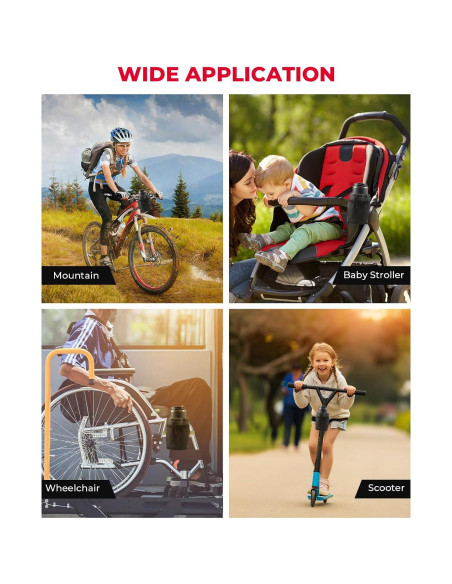 Soporte para Botella de Agua KEMIMOTO para Bicicleta 0.47-0.95L