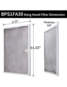 Filtro de Campana Extractora Freeboy BPS1FA30 Aluminio 2 Pcs 2