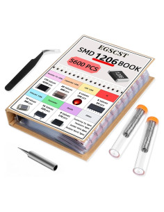 Kit de Componentes SMD 5600Pcs EGSCST 1206 Resistencias y Más