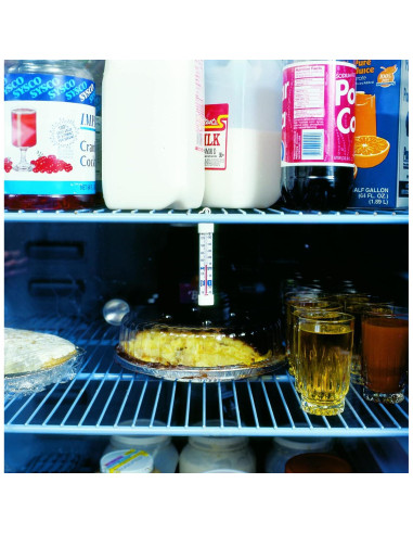 Termómetro de Tubo de Vidrio Cooper-Atkins 330-0-1 para Refrigerador
