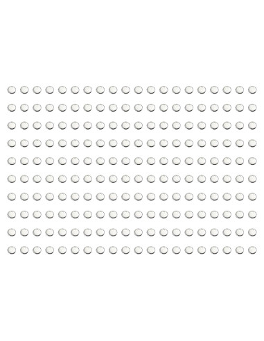 Etiquetas de estampado redondas Shapenty 6mm acero inoxidable 200PCS