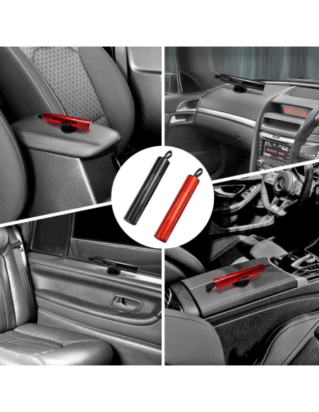 Martillo de Seguridad Aukmak 2 en 1 Rompe Ventanas y Cortador