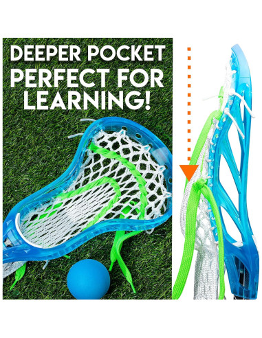 Conjunto de Palo de Lacrosse Mini Franklin Sports 86.36 cm