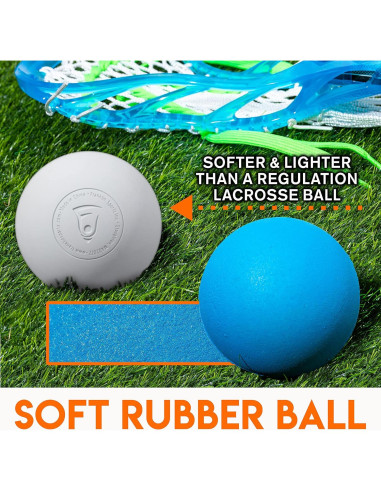 Conjunto de Palo de Lacrosse Mini Franklin Sports 86.36 cm