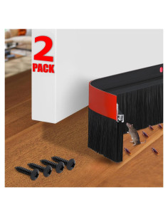 Paquete de 2 Barreras para Puertas COZYNIX - Aislamiento de Aire y Ruido