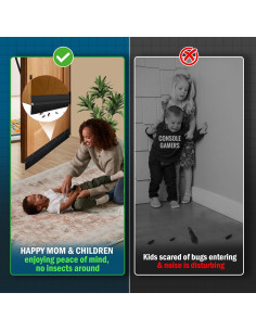 Paquete de 2 Barreras para Puertas COZYNIX - Aislamiento de Aire y Ruido 2