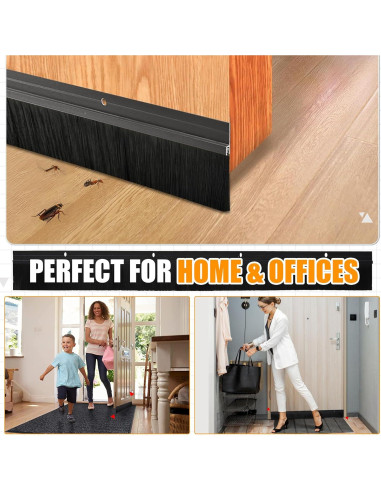 Paquete de 2 Barreras para Puertas COZYNIX - Aislamiento de Aire y Ruido