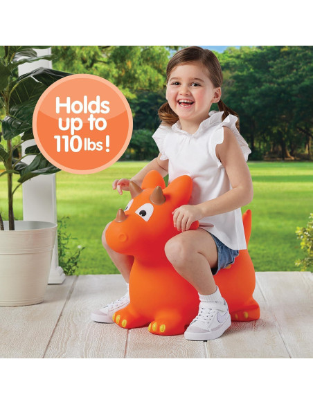 Rebote Dino Inflable Kidoozie - Diversión Interior y Exterior 2+