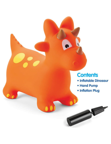 Rebote Dino Inflable Kidoozie - Diversión Interior y Exterior 2+