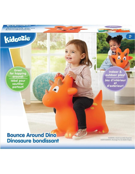 Rebote Dino Inflable Kidoozie - Diversión Interior y Exterior 2+