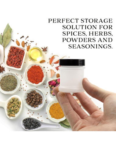 Frascos de Especias Mini Cornucopia 30ml con Tamiz - Paquete de 12