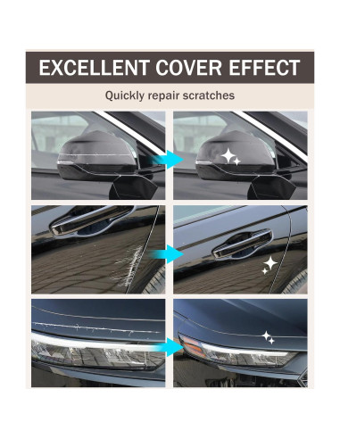 Bolígrafo de Pintura de Retoque bylikeho 12ml Negro