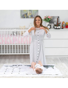 Manta de Hitos para Bebé KEMINA 127x102 cm Aventura en la Montaña 2