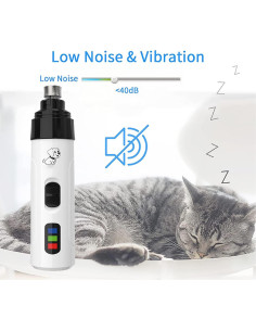 Cortador de Uñas Eléctrico Tadium para Perros Silencioso 2