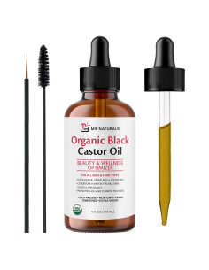 Aceite de Ricino Negro Orgánico M3 Naturals 118 ml para Cabello