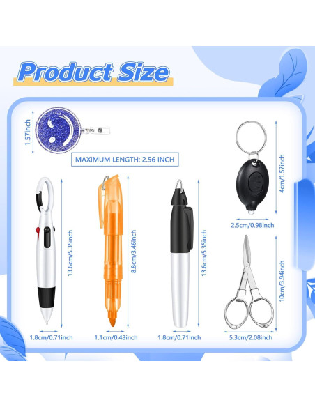 Kit de Accesorios para Enfermeras Motipuns - 6 Piezas, Negro